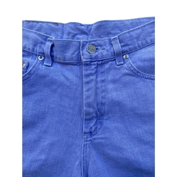 Levi Riveted 90's Purple Jean Shorts - Picture 3 of 13